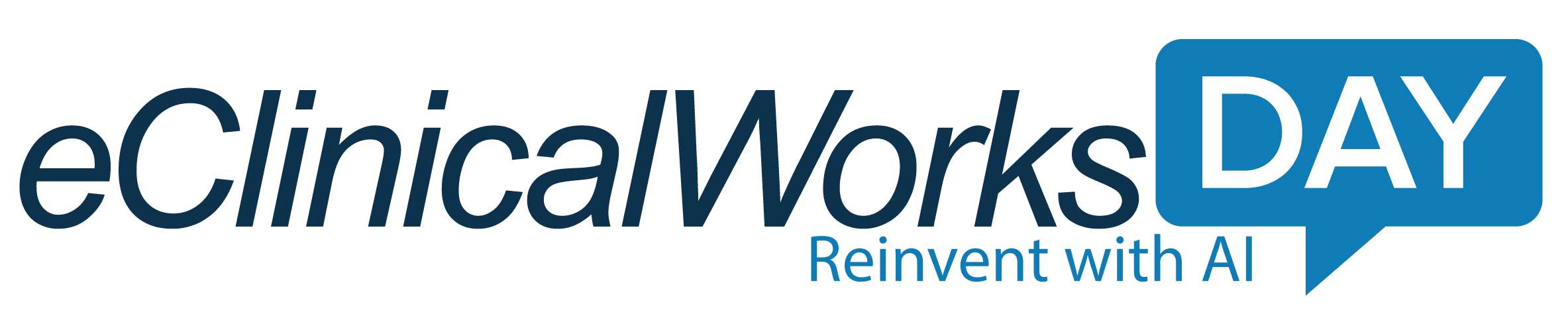 eClinicalWorks Day Reinvent with AI Logo